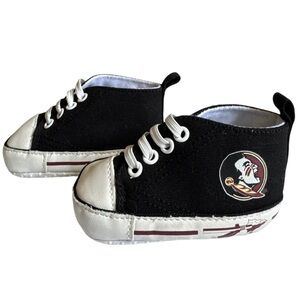 Florida State Seminoles Black and White Baby Shoes size Newborn